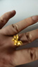 中國(guó)黃金（CHINA GOLD）黃金戒指女款足金琺瑯繽紛蝴蝶指環(huán)情人節(jié)生日禮物送女友愛人 繽紛蝴蝶戒指 約1.3g 圈號(hào)12 曬單實(shí)拍圖