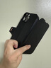 豪丫適用 蘋果16手機(jī)殼翻蓋iPhone16Pro Max鏡頭全包iPhone16Plus前搭磁吸扣軟硅膠套防摔保護(hù)仿真牛皮 iPhone16ProMax 【荔枝皮紋（黑）】 曬單實(shí)拍圖