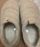 遠(yuǎn)港艾草棉鞋女秋冬季室內(nèi)家居家用防滑保暖厚底加絨包跟棉拖鞋男外穿 暖木色 36-37 【適合35-36腳】 曬單實(shí)拍圖