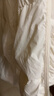 紅袖輕薄保暖羽絨服冬季2024新款女裝雙拉鏈立領(lǐng)連帽氣質(zhì)寬松短外套 米白3004 S 曬單實(shí)拍圖