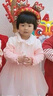 戴維貝拉（DAVE＆BELLA）兒童連衣裙幼兒公主裙小童網(wǎng)紗裙女童裙子秋季新款童裙女孩衣服 淺粉色【現(xiàn)貨】 120 cm（建議身高110-120cm） 曬單實(shí)拍圖