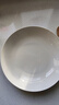 瓷秀源 純白骨瓷盤子陶瓷碟子菜盤飯盤牛排盤西餐盤簡約瓷器可定制 8.5英寸飯盤2個 直徑 21.8cm 曬單實拍圖