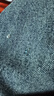 DAZZLE【邱天同款】地素 褲子24冬新款牛仔燙鉆直筒褲 藍(lán)色 S 曬單實(shí)拍圖
