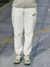 安踏（ANTA）關(guān)曉同款針織運動(dòng)褲女秋季新款復古休閑長(cháng)褲收口衛褲162518301S 暖玉白-1 L (女170) 曬單實(shí)拍圖