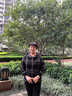 FSHE2025新媽媽中年女裝秋季洋氣外套加絨加厚大衣中老年春裝連帽開衫 黑色(春秋)  薄款 2XL _建議125-135斤 曬單實(shí)拍圖