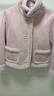 IEF/愛(ài)依服【小個(gè)子】外套冬季新款時(shí)尚保暖磨砂皮外套 粉 S 曬單實(shí)拍圖