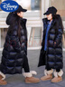G.duck品牌兒童羽絨服女童中長(cháng)款冬季過(guò)膝長(cháng)款男童冬裝免洗白鴨絨外套潮 黑金 黑色長(cháng)款 140cm 曬單實(shí)拍圖
