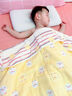 貝谷貝谷嬰兒被子紗布兒童提花被子純棉寶寶蓋毯幼兒園空調毛毯被四季通用 6層純棉提花被 小雞黃120*150cm 曬單實(shí)拍圖