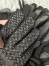 【12雙】勞保手套工作防滑 尼龍點珠耐磨透氣防護 黑色線手套 勞保手套【尼龍點膠黑色】 曬單實拍圖