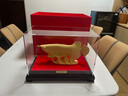 菲斯鉑亞招財(cái)金龍魚(yú)擺件絨沙金喬遷新居開(kāi)業(yè)禮品客廳玄關(guān)酒柜辦公室裝飾品 特小號(hào)招財(cái)金龍魚(yú)約24*13*18.5cm 曬單實(shí)拍圖