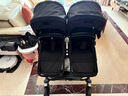 博格步（BUGABOO） Donkey5 博格步雙胞胎嬰兒推車 黑架黑蓬黑座布-雙寶模式 曬單實(shí)拍圖