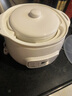 SPHE電燉鍋寶寶煮粥鍋嬰兒輔食鍋bb煲湯燕窩電燉盅隔水燉家用陶瓷 珍珠白【可預約保溫】 (適合1-2人) 1.5L 曬單實(shí)拍圖
