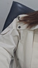 鴨鴨（YAYA）王一博同款90鵝絨羽絨服女冰殼系列三合一城市輕戶(hù)外冬季保暖外套 米白色 XS 160/80A 曬單實(shí)拍圖