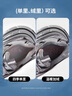 駱駝（CAMEL）銀月戶(hù)外復古老爹鞋厚底休閑鞋 L24A283742R 灰/槍/黑(加絨) 37 曬單實(shí)拍圖