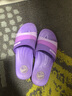 回力女拖鞋防滑浴室耐磨日常休閑洗澡耐穿軟底家用室內塑膠可愛(ài)拖鞋 回力3333-61紫色 38 240 mm 曬單實(shí)拍圖