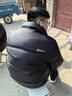 鴨鴨（YAYA）【255g充絨】羽絨服男短款加厚2024冬季新款時(shí)尚面包服保暖外套HG 黑色 【可拆卸帽/加倍充絨/雙倍保暖】 2XL 【高充絨245g】 曬單實(shí)拍圖