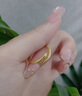 中國黃金（CHINA GOLD）黃金靈蛇戒指女款本命年足金生肖蛇固口指環(huán)情人節(jié)生日禮物送女友 靈蛇戒指 圈號12 約1.2g 曬單實拍圖