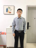 沙馳SATCHI男士長(cháng)袖襯衫春新款商務(wù)休閑高級感親膚易打理襯衣藍【蘆薈纖維】 中灰 40 (175/75kg) 曬單實(shí)拍圖