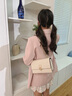 狄梵普意大利輕奢品牌包包女包2025新款女士單肩斜挎包情人節禮物送女友米白色【禮盒裝】 曬單實(shí)拍圖