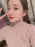 QPQK新中式紅色朱砂耳環(huán)2024新款爆款秋冬高級感珍珠耳墜女過年耳飾品 深紅朱砂銀色耳扣款 曬單實(shí)拍圖