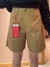 皮爾卡丹純棉工裝短褲女士夏季新款外穿直筒褲大碼薄款涼快顯瘦休閑五分褲 卡其色 M (建議90-100斤) 曬單實(shí)拍圖