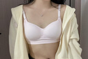 浪莎少女內衣初中高中大學生定型杯文胸青春期女孩小胸聚攏胸罩 少女粉+少女粉 M 34/75【建議85-100斤】 曬單實拍圖