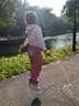 樂芭鼠女童褲子春秋新款2023兒童褲子外穿長褲秋裝時(shí)尚百搭燈芯絨休閑褲 粉色 120碼  建議5-6歲 (身高115左右) 曬單實(shí)拍圖