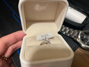 MoLi18k金人工培育鉆石戒指求婚鉆戒扭臂手捧花鉑金戒指一克拉送女友 18k金培育鉆D/VVS/3EX/上海IGI證 1克拉 曬單實拍圖