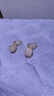 閃刻小眾設計感耳墜女輕奢名媛耳環(huán)女新款情人節生日禮物送女友媽媽 小眾設計感水鉆珍珠耳墜 曬單實(shí)拍圖