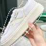 彪馬（PUMA）【厚底鞋】復(fù)古增高松糕鞋女運(yùn)動(dòng)休閑鞋PLATFORM397233 銀色-綠色-淡紫色-03 39 曬單實(shí)拍圖
