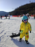 KocotreeKK樹(shù)兒童滑雪服連體男童女孩寶寶滑雪裝備保暖棉服秋冬季防風(fēng)外套 黃色小恐龍 120 (M) 8-12歲；身高115-125cm 曬單實(shí)拍圖