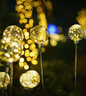太陽(yáng)能地插銅線(xiàn)球燈圓球蘆葦燈戶(hù)外庭院草坪裝飾公園景區亮化燈 【直徑10cm】太陽(yáng)能款 曬單實(shí)拍圖