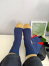 回力襪子男7A抗菌中筒襪秋冬款男士棉襪防臭吸汗日系撞色百搭長(cháng)襪 7A級超強抗菌防臭：混裝/ 5雙 均碼 曬單實(shí)拍圖