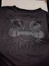 益帛重磅短袖T恤男夏季新款韓版國(guó)潮醒刺繡五分半袖圓領(lǐng)休閑寬松上衣 黑色 XL 【建議120-135斤】 曬單實(shí)拍圖
