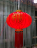 哈駱頓（HALODN）燈籠大門掛的2025新款大紅燈籠植絨室外免接線led燈燈籠新年裝飾 80#免插電-感光燈-陽臺推薦 55cm 一對裝，隨心選，升級流蘇穗珠盤 曬單實拍圖