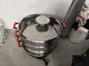 超大號電蒸籠商用插電蒸鍋保溫不銹鋼自斷電蒸汽鍋三層蒸饅頭52CM 第三代（火力+定時+水干斷電） 直徑52CM【3層蒸籠+1底鍋】（適合25人以上） 曬單實拍圖