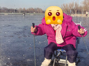 羅蒙兒童羽絨褲內膽男女童秋冬保暖褲子內穿校園服飾神器棉褲 藏青130 曬單實(shí)拍圖