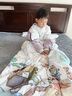秦羅敷100%桑蠶絲睡袋中大童防踢被子秋冬兒童寶寶四季通用款神器 星際搬家(衣袖款) 中100~170高/2個(gè)薄內膽20~27℃ 曬單實(shí)拍圖