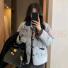 爾山集韓版寬松短款棉服女2025秋冬季新款時(shí)尚氣質(zhì)小個(gè)子棉衣保暖外套潮 棉衣女奶藍色 M 曬單實(shí)拍圖