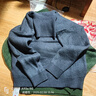 名創(chuàng)優(yōu)品（MINISO）高領(lǐng)毛衣男加絨加厚冬季親膚保暖高級(jí)感寬松內(nèi)搭針織衫 綠 XL  曬單實(shí)拍圖