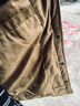 馬登工裝 美式休閑燈芯絨夾克棉服條絨翻領(lǐng)棉衣加厚保暖外套男秋季 卡其綠 M 曬單實(shí)拍圖