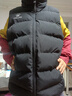 卡爾美（KELME）兒童運動(dòng)棉衣馬甲外套休閑保暖馬夾男女童棉襖棉服 黑色 150 曬單實(shí)拍圖