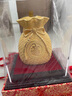 爵世皇庭絨沙金聚福袋擺件客廳玄關(guān)酒柜裝飾工藝品搬新家喬遷禮物 絨沙金聚福袋小號 曬單實(shí)拍圖