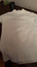 無印良品（MUJI）女式 柔軟棉 高領(lǐng)長袖T恤 打底衫 女裝 FCD85C3A 白色 L(165/88A) 曬單實拍圖