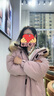 三彩2024冬季新款工裝羽絨服連帽貉子毛領(lǐng)白鴨絨外套防水戶外休閑 煙粉色 S 155/80A 曬單實拍圖
