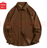 名創(chuàng  )優(yōu)品（MINISO）燈芯絨長(cháng)袖襯衫男2025新款美式重磅休閑工裝外套男生秋冬加絨衣服 【加絨加厚】咖色 L 175(30天質(zhì)量問(wèn)題全額退) 曬單實(shí)拍圖