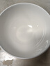 友來(lái)福骨瓷陶瓷碗中式白瓷小碗家用米飯碗喝湯碗面碗套裝 8英寸奧碗 曬單實(shí)拍圖