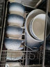石茗堂現(xiàn)代輕奢餐具北歐簡約ins碗盤日式釉下彩創(chuàng)意家用烤盤套裝陶瓷碗 藍石紋十二人食禮盒裝 62件套 曬單實拍圖