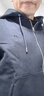 金林德伯格（J.Lindeberg）商場同款夏季新款毛圈布時尚連帽拉鏈衛衣外套男開衫524333010 RPR黑色 M 曬單實拍圖