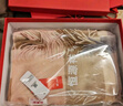 恒源祥  羊毛圍巾女秋冬披肩100%羊毛保暖百搭格子圍巾禮盒裝新年禮物 芭比粉白格【100%棉羊毛 高檔禮盒】 曬單實(shí)拍圖